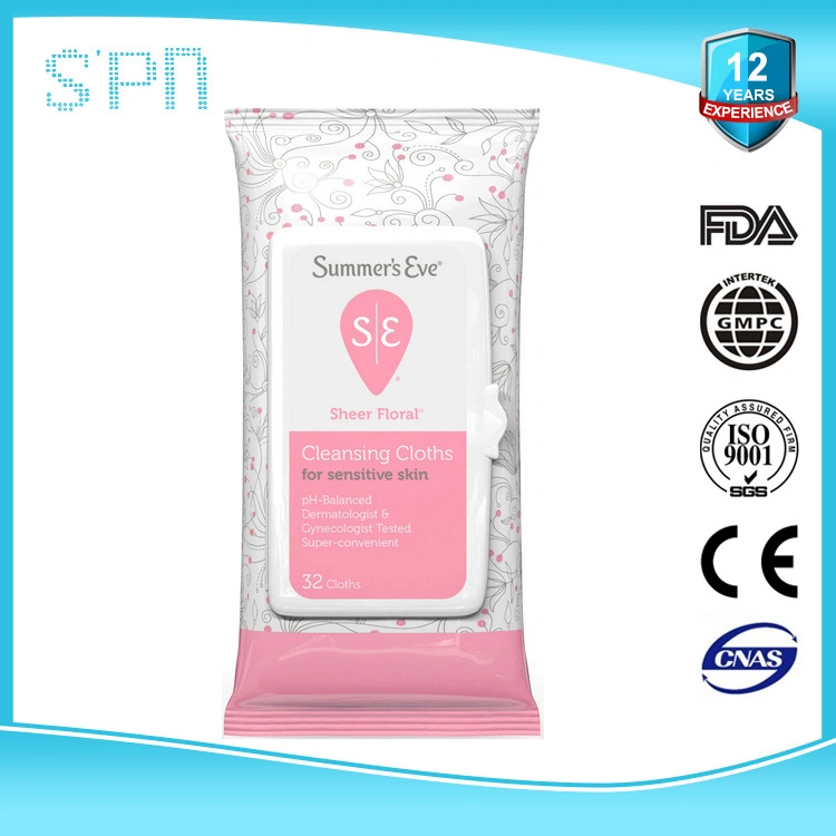 Special Nonwovens Dermatologically Tested Organic and Natural Disinfect Soft Make up Remove Wet Wipe with Mini Pack