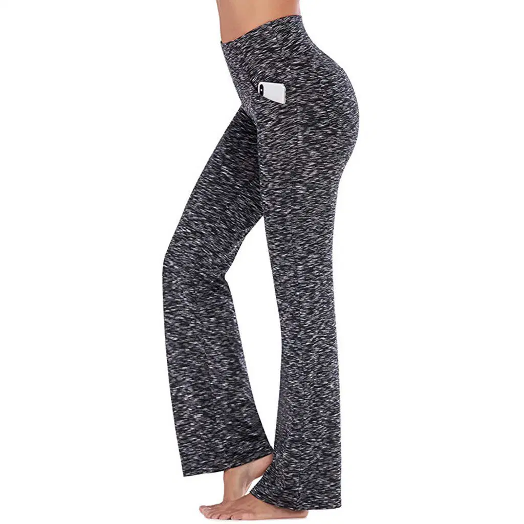 Loose Fit Joggers Trousers for Women with Bootleg Flare