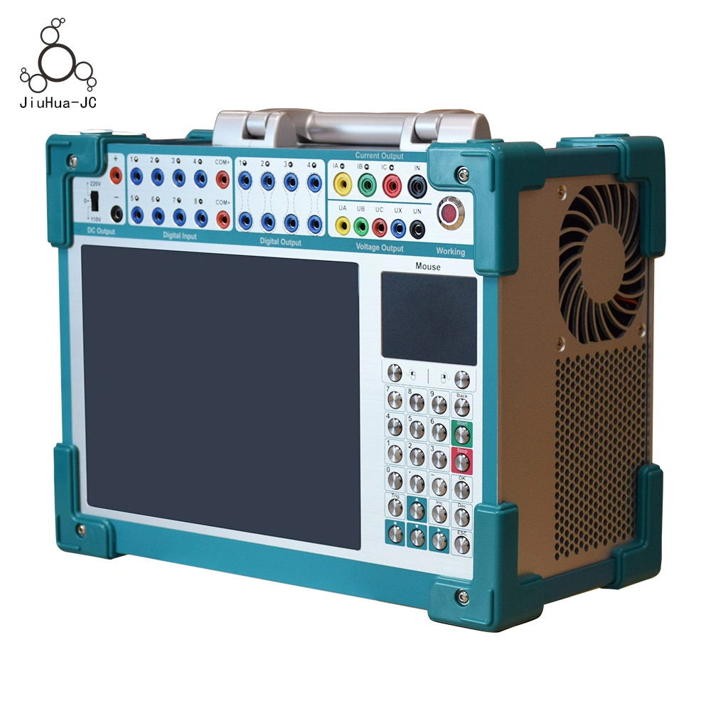 Current Injection Three Phase Protection Relay Tester Synchronization Test Equipment