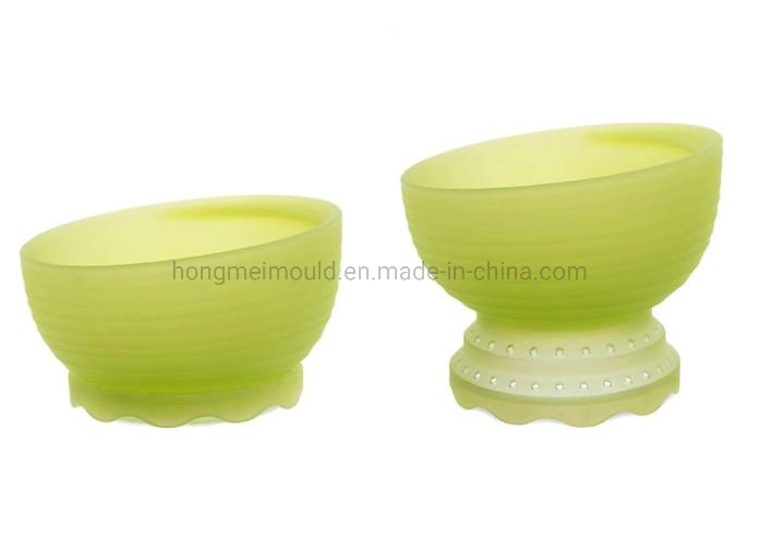 Eco-Friendly TPR Baby Tableware Injection Mould Silica Gel Bowl Injection Mould Kids Bowl Injection Mould Customized in Stock