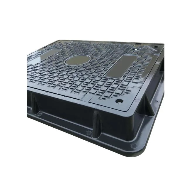 High Loading D400 Cast Iron Drain Cover Heavy Duty Cast Iron 600mm Rectangular Manhole Cover