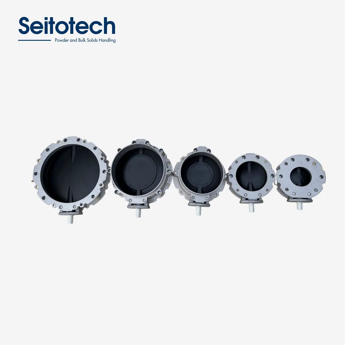 Manual Pneumatic Dustproof Butterfly Valve, Stainless Steel Single Flange Powder Butterfly Valve