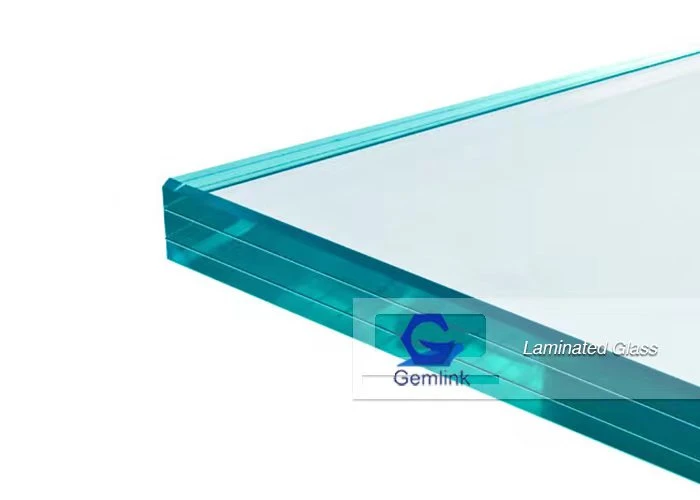 6.38mm to 40.28mm Clear Glass Toughened Flat Curved PVB Sgp Laminated Glass