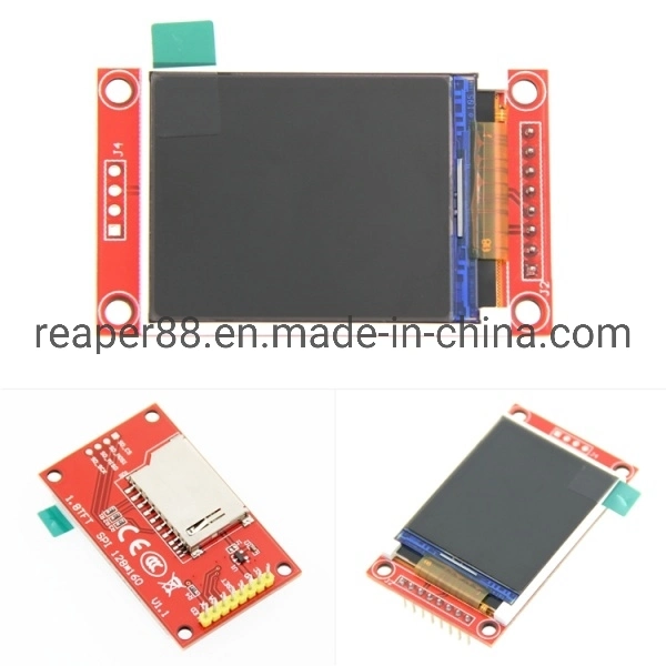 1.8 Inch LCD Display Screen Module 128*160 Qqvga with St7735s 3/4 Wire Spi Interface for Industrial Application