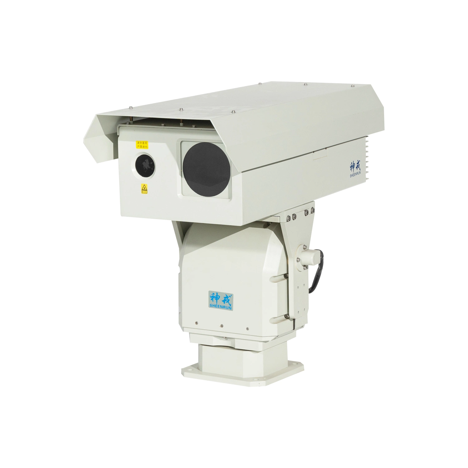 Cámara PTZ de visión nocturna láser CCTV HD con zoom de 0 a 100 mm