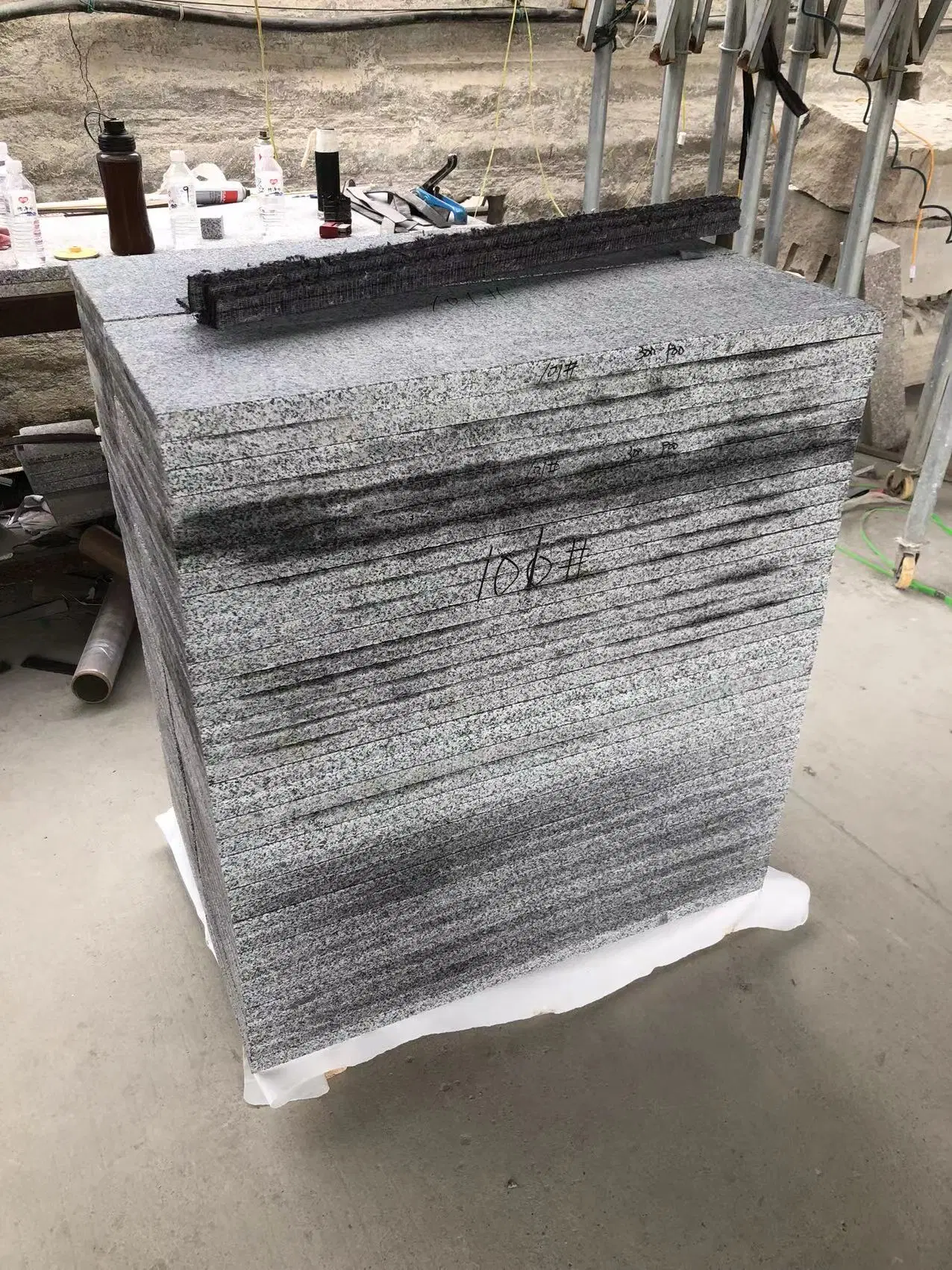 Pierre naturelle grise pour matériaux de décoration de bâtiment Granite