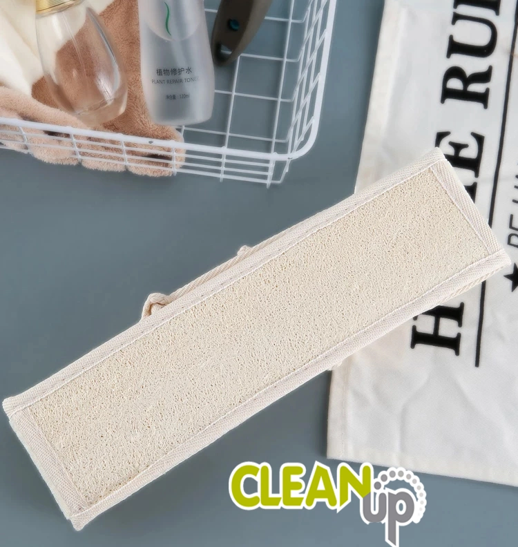 100% Naturel Long Loofah Back Scrubber Shower Use Washing Cleaning