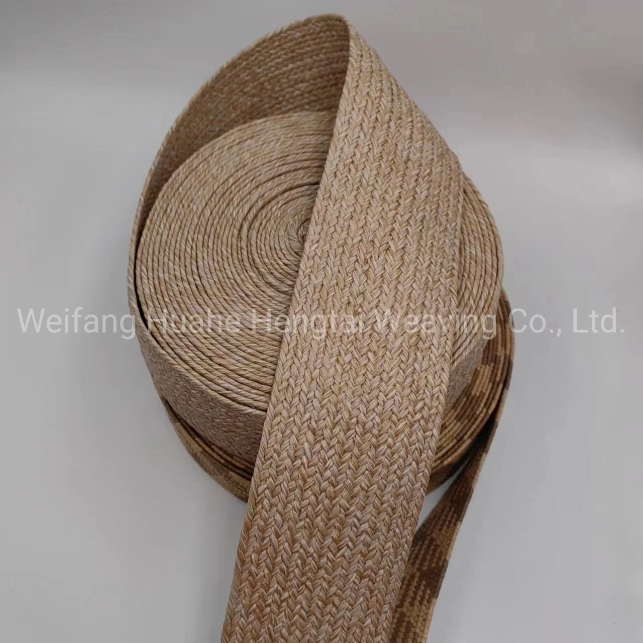 New PP Grass Elastic Woven Belt for Fashion and Leisure Decoration