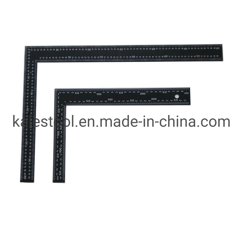 L Shape Angle Ruler with Black Painting