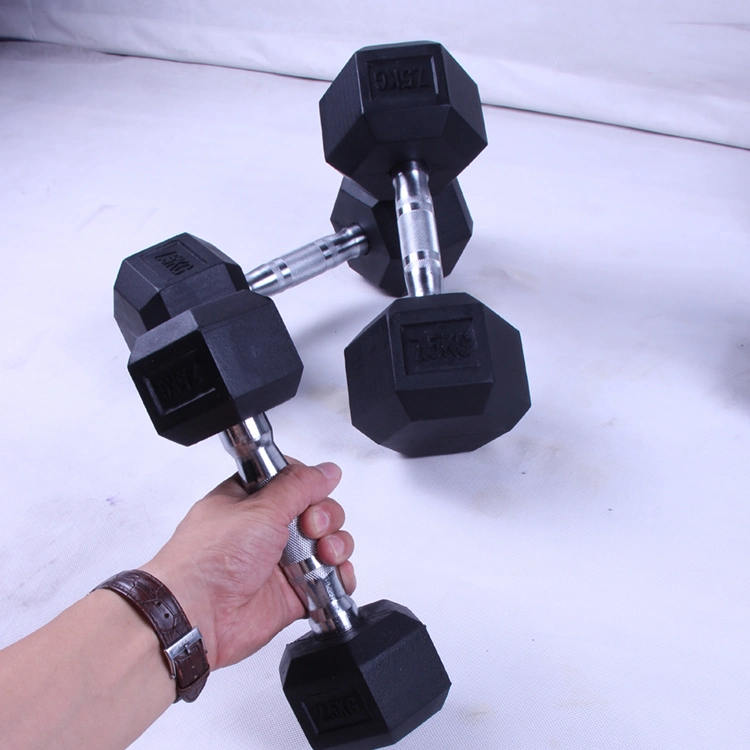 Low Price Gym Fitness Equipment Arm Hex Black Dumbbells for Sale