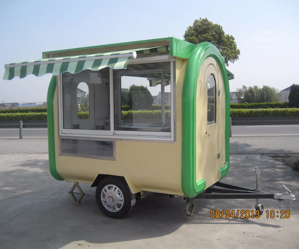 Commercial Food Truck Mobile Breakfast Portable Moving BBQ Snack Trailer Hot Sale Products