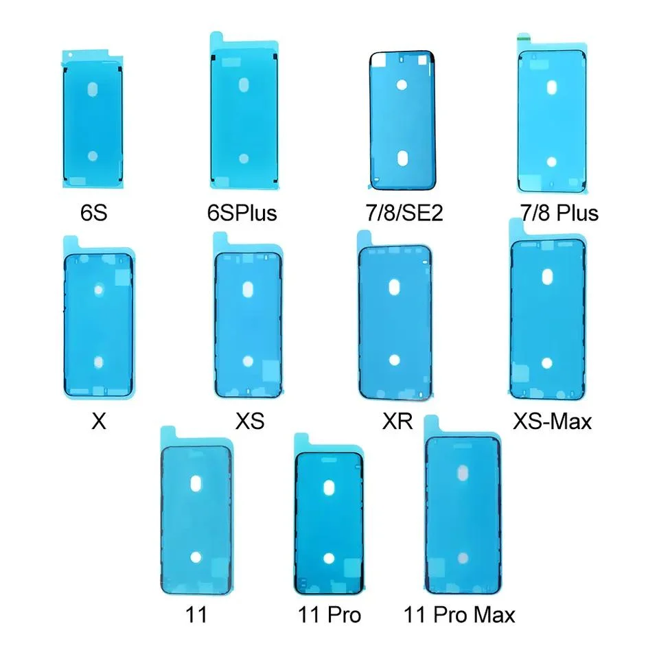 LCD Waterproof Adhesive Sticker for iPhone 12PRO Max 12 Mini11PRO 11 Prox Xs Max Xr 6 6s 7 8 Plus LCD Frame Bezel Seal Tape