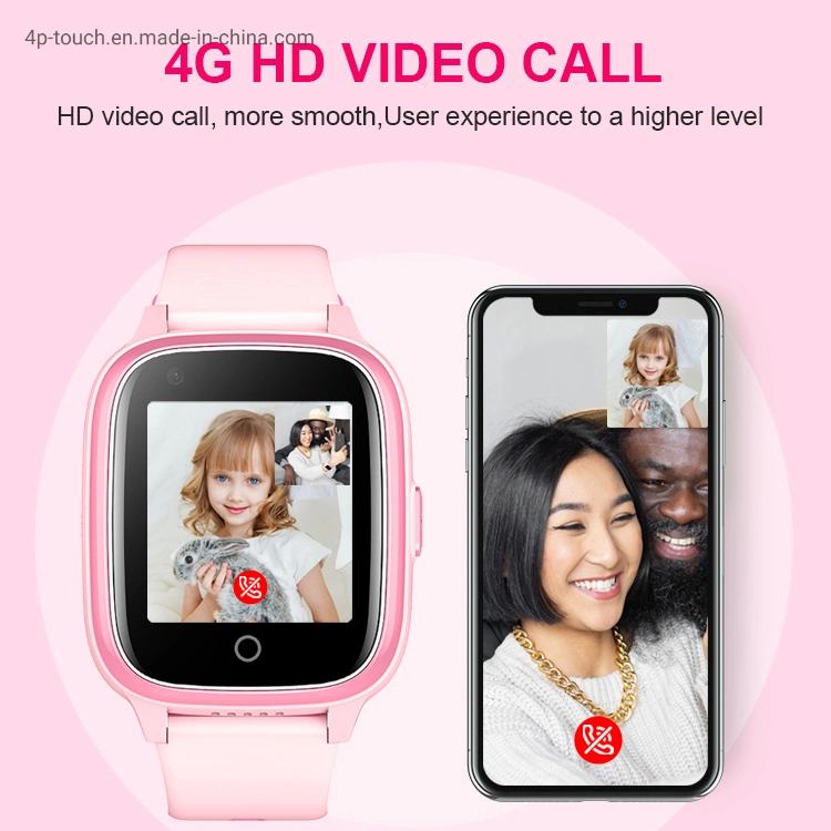 Factory Supply 4G IP67 Waterproof Hidden Tracking Kids security GPS Tracker Android Smart Watch with Video Call Take off Alert classroom mode D31U