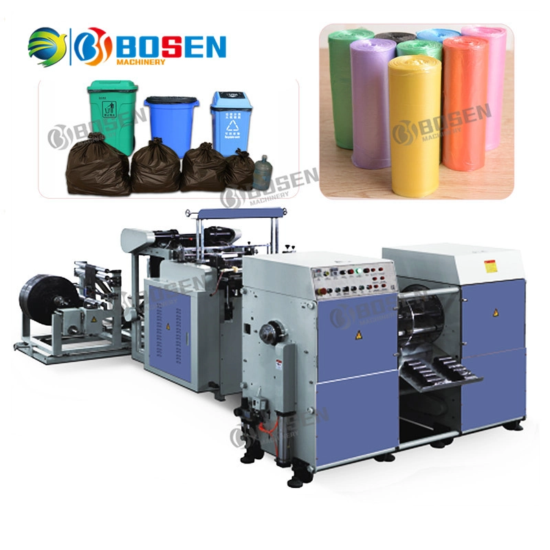 High Speed Double Layer Vest and Flat Rolling Plastic Bag Making Machine