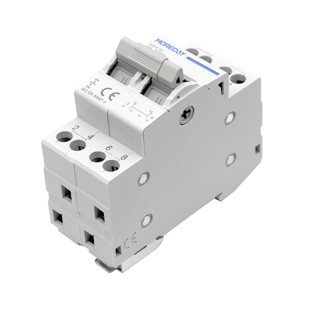 DIN Rail Changeover Switch 2p Havellis Miniature Circuit Breaker Transfer Switch