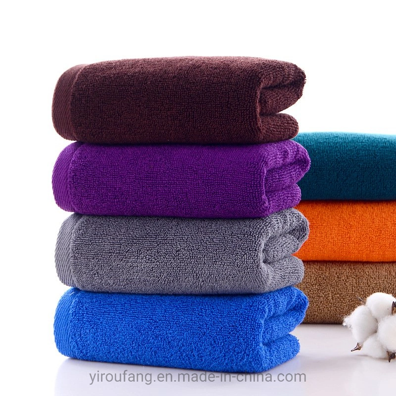 Hotelier Luxury 120*200cm Comfortable Multicolor Textured Hand Face Floor Jacquard Hotel SPA Towel Set with Customized Logo