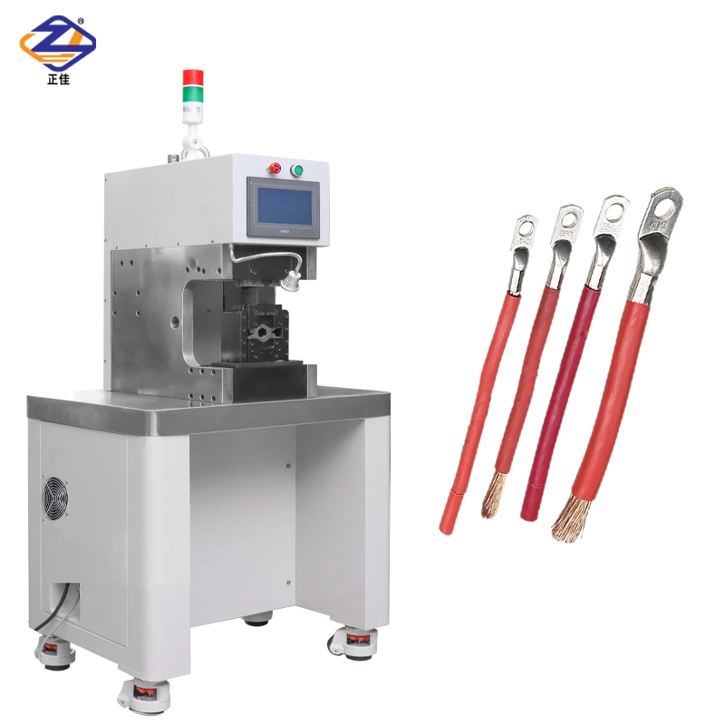 Semi-Automatic Wire and Cable Cutting and Stripping Terminal Crimping Machine