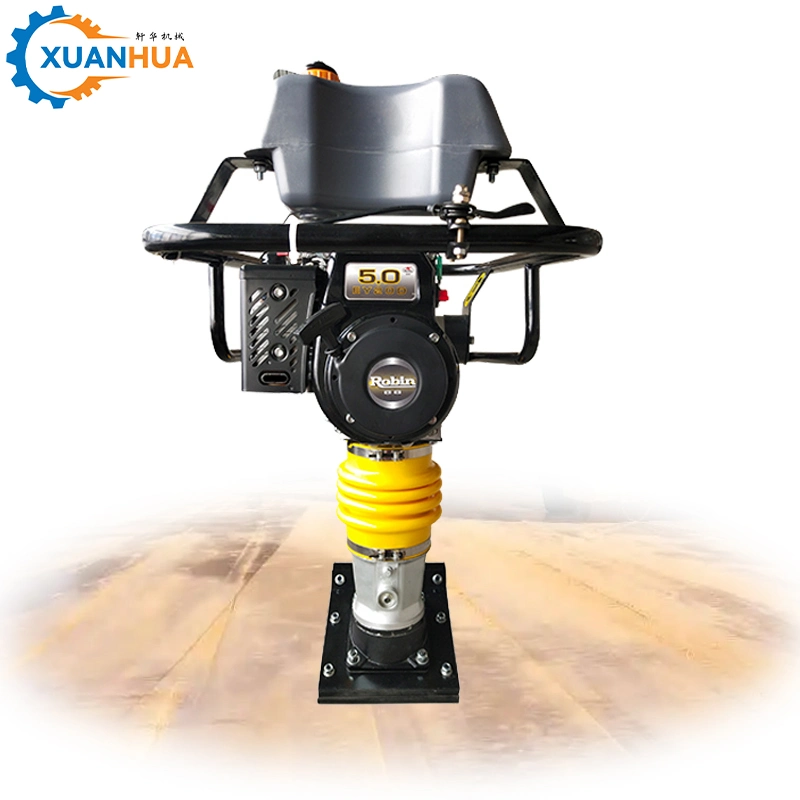 Vertical Vibrate Jumping Tamping Rammer Manufacturer Vibrating Jack Tamping Rammer Plate Compactor with Gasoline Engine