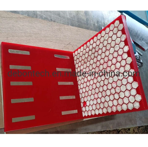 Chute Composite Rubber Backed Zta Ceramic Tiles Rubber Mats Pad Embedded Wear Liner Panel