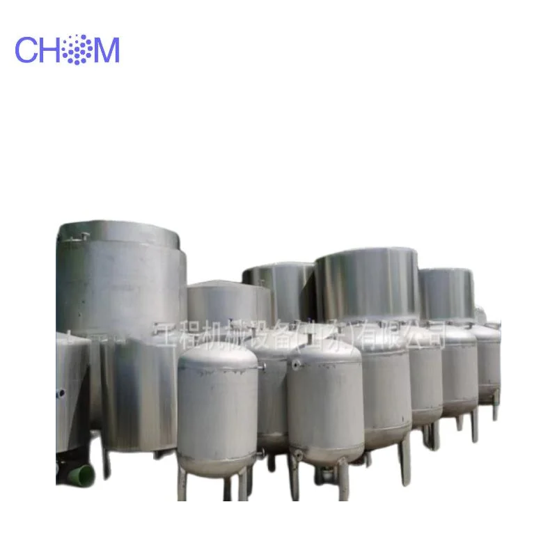 Used Hydrochloric Acid Storage Tank, Sanitary Grade Chemical Sterile Tank, Dairy Product Preservation, Horizontal Fresh Milk Refrigeration Tank