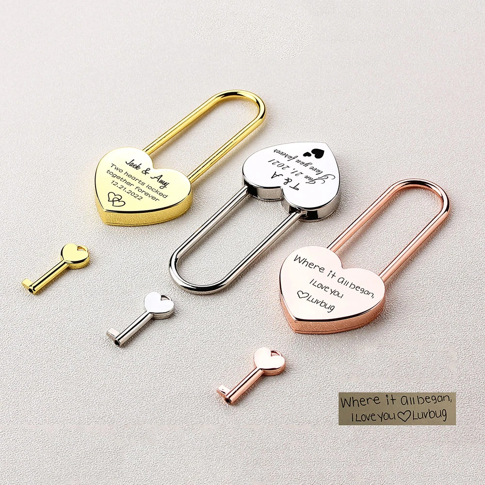 Custom Logo Wholesale/Supplier Dropshipping Promotional Gift Items Personalized Love Padlock