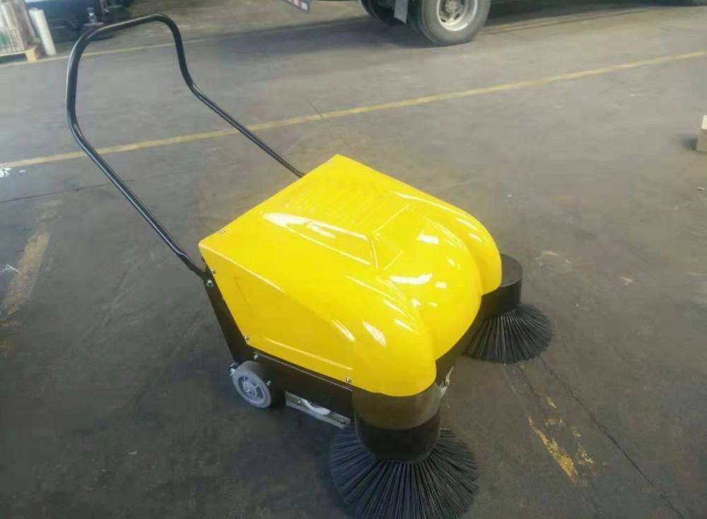 Industrial Walk Behind Road Sweeper Cleaning Equipment for Warehouse, School