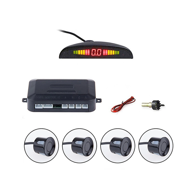 Auto Reverse Backup Radar System LED Parking Sensor