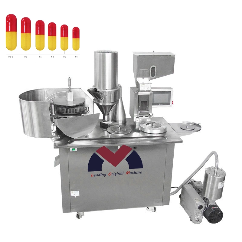 Lom Easy to Operate Coffee Enteric Coated Capsule Encapsulation Sorting Filling and Sealing Machine Hard Gelatin Capsule Filler Making Machine