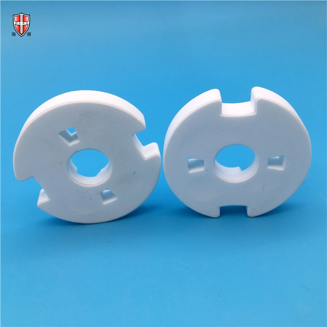 White Ceramic Disc High Hardness Customized Alumina Ceramic Plate