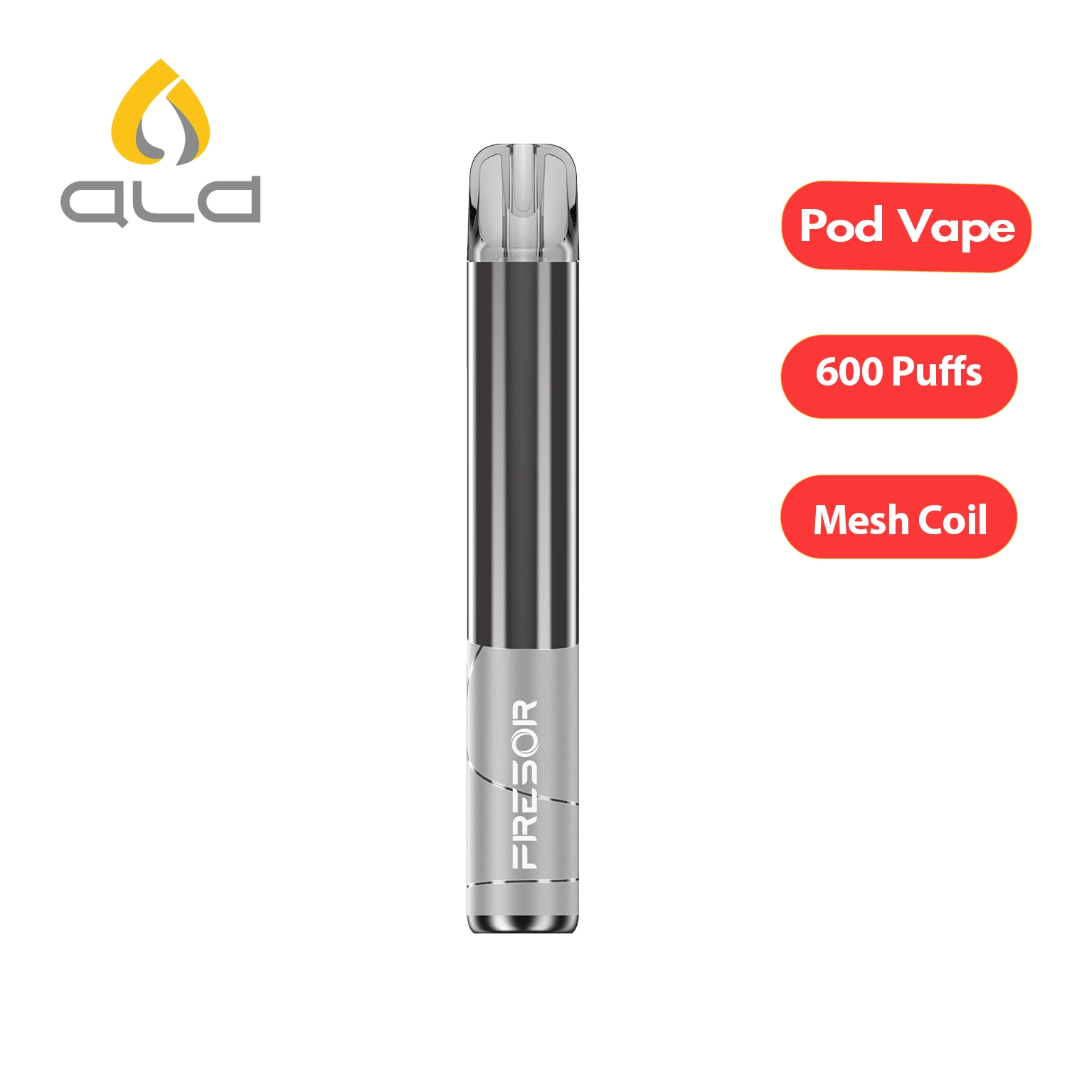 Fresor Nova Crystal E-Cig con 600 inhalaciones Tpd Pure Taste compatible y más disparos