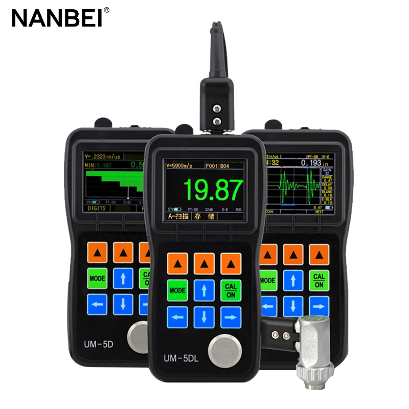 LED Portable Ultrasonic Thickness Gauge