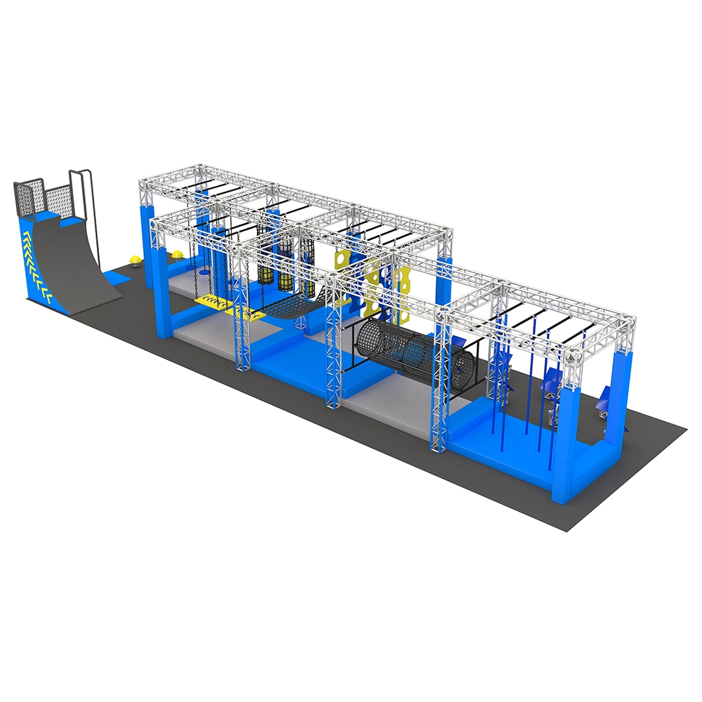 Ninja Warrior Obstacle Course TUV ASTM Standard Exercise Amusement Park Customize Design American Ninja Warrior