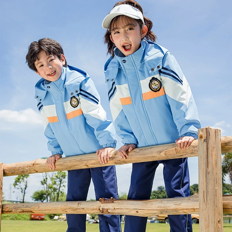 Autumn and Winter Primary Students Warm Outdoor Sportwear Apparel