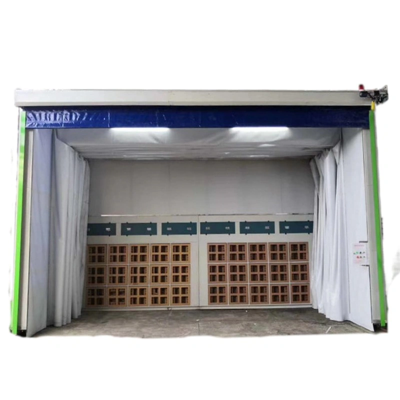 Mobile Telescopic Retractable Painting Booth Spray Room CE Approved