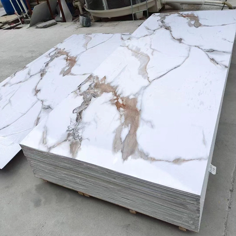 High Gloss UV Board Artificial Marble Sheet UV Coated Sheet