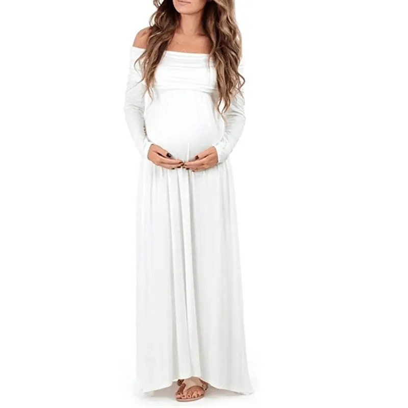 Photo Shoot Pregnancy Dress Photography Prop Maxi Gown Sexy Maternity Dresses