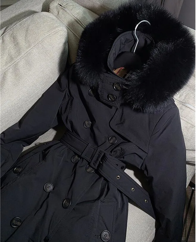 Winter New Women&prime; S Medium and Long Haining Fur Coat