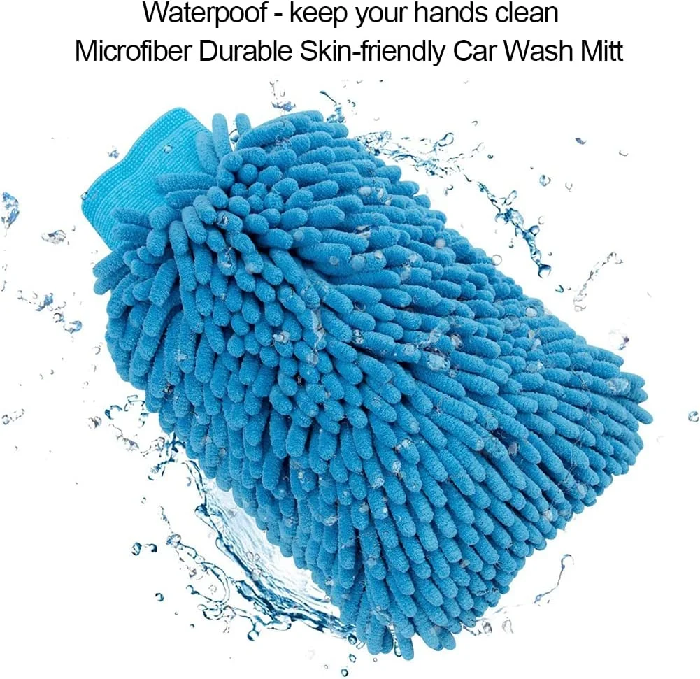 Microfiber Reusable Company Guys Large Size Wash Winter Waterproof Cleaning Mitts