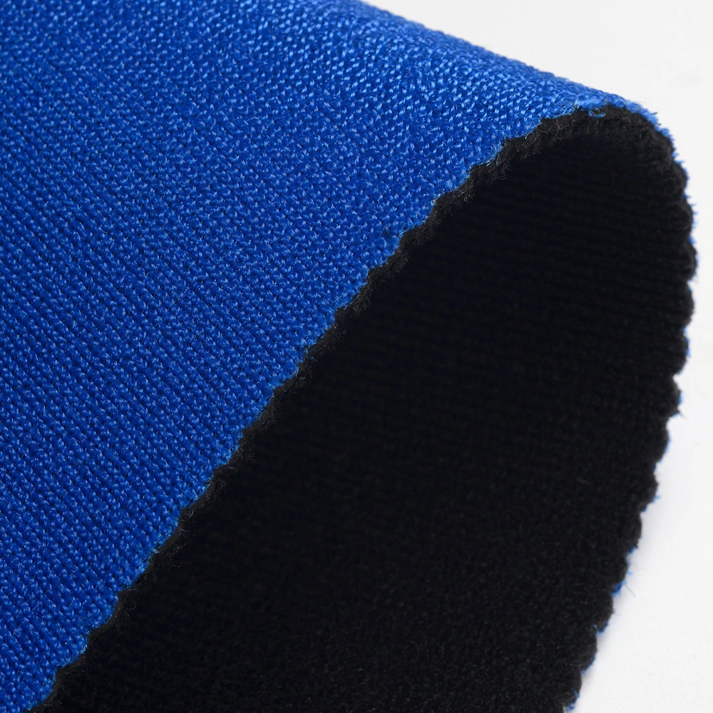High Durability 1-10mm Blue Shiny Loop Fabric Neoprene for Medical Braces