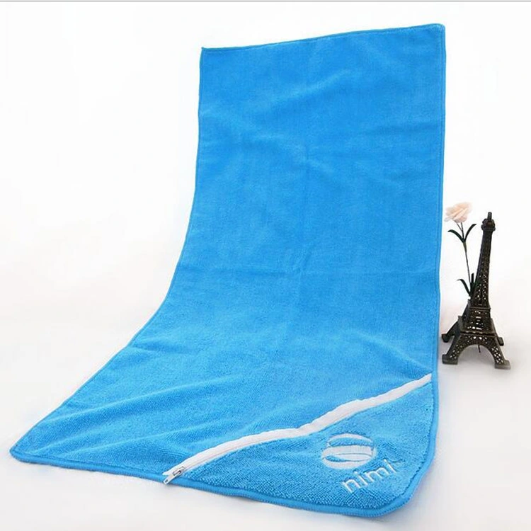 Sport Towel Gym Towel with Zipper Customization Towel