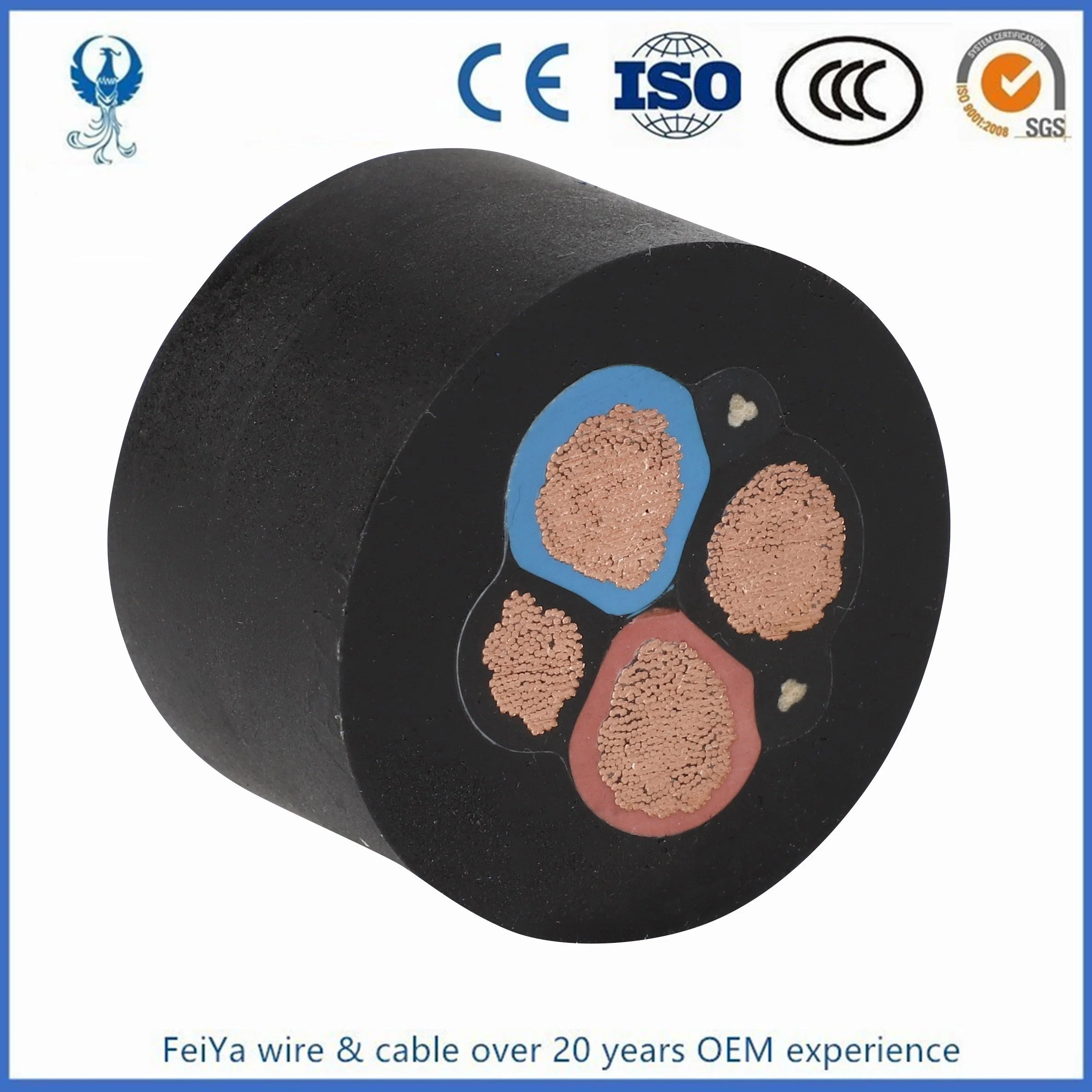 1.1/1.1kv Type241 3 Core+ 3 Earth + Pilot Mining Cable