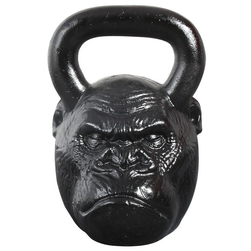 precio de fábrica de fabricación de entrenamiento de potencia de levantamiento de pesas gimnasio de la moda de la cabeza de Mono Kettlebell