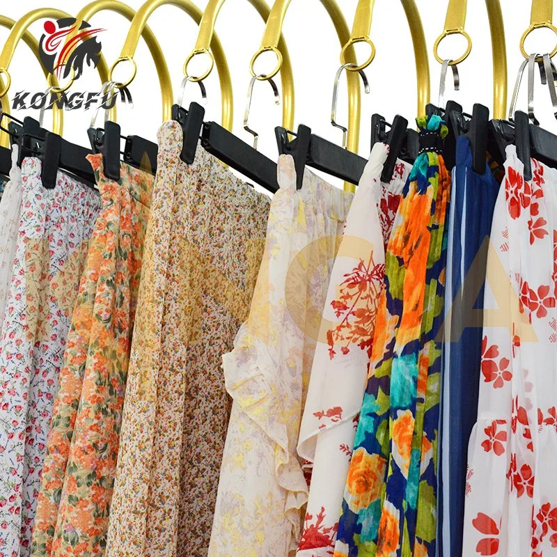 Venda por grosso de vestuário Shein casual de Moda uma linha de gaze mulheres Senhoras Chiffon saia, REINO UNIDO roupas em segunda mão efectuadas na China