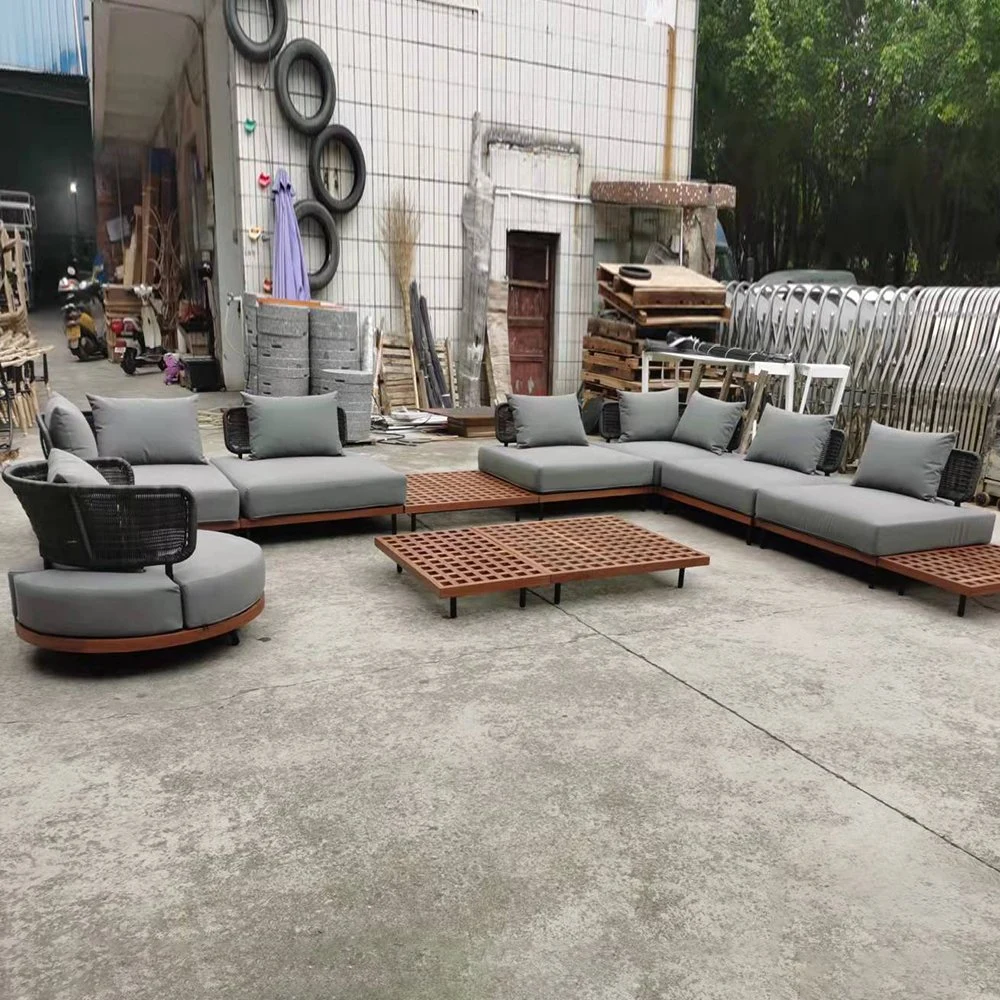 Fabrik Direkt Großhandel/Lieferant Garten Garten Home Möbel Holzsofa Terrasse Setzen