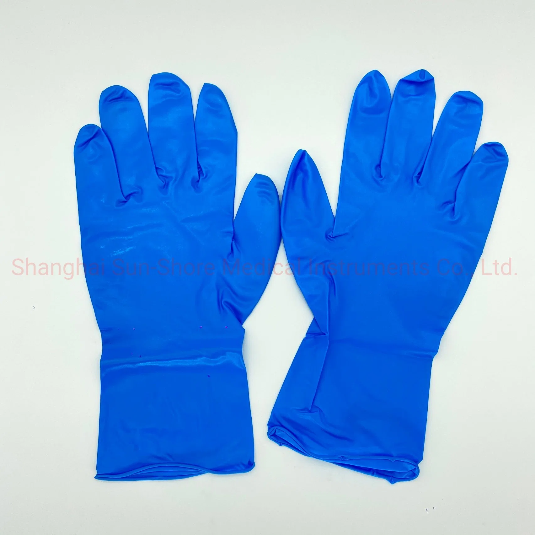 High quality/High cost performance  Latex Free Clear Blue Nitrile Gloves Powder Free for Medical Use