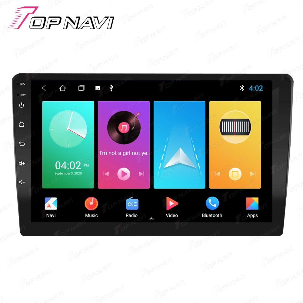 Universal 9 pulgadas de pantalla táctil Android coche reproductor de DVD doble DIN de Multimedia, navegación GPS coche reproductor de radio