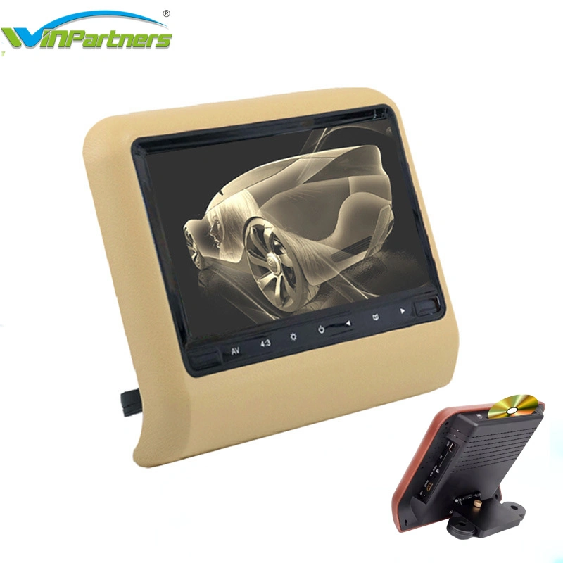 Pantalla LED HD de 9 pulgadas Clip-On Car Styling reposacabezas DVD Monitor del reproductor de DVD para coche