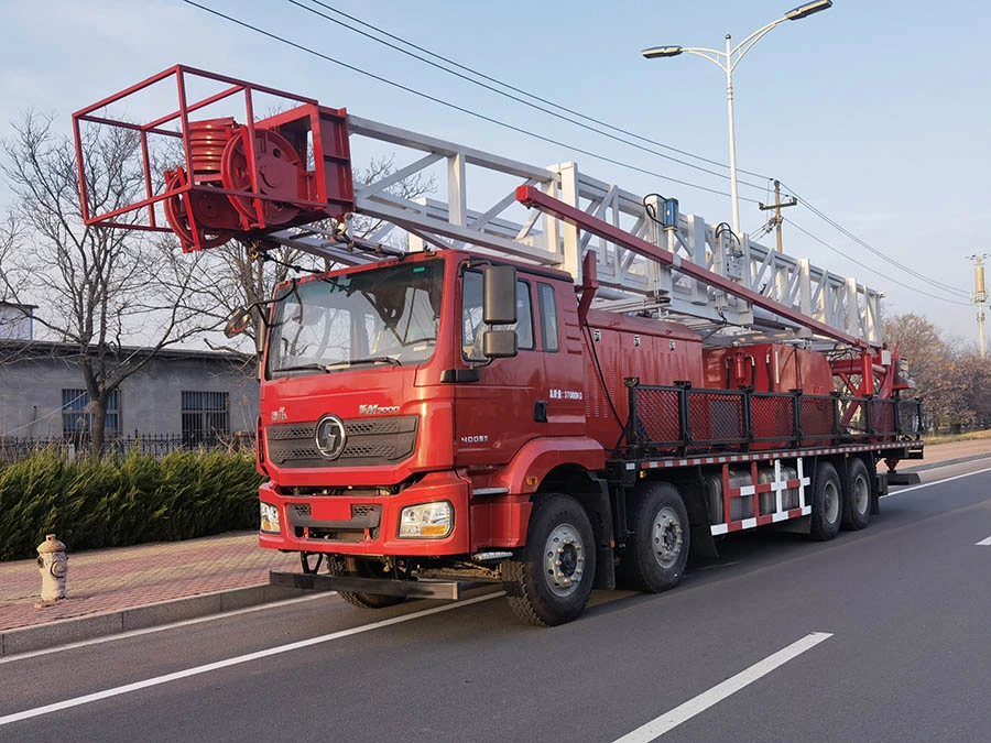 Shacman 8X4 Chassis Refit Oil Field Well Repairing Truck Workover Rig