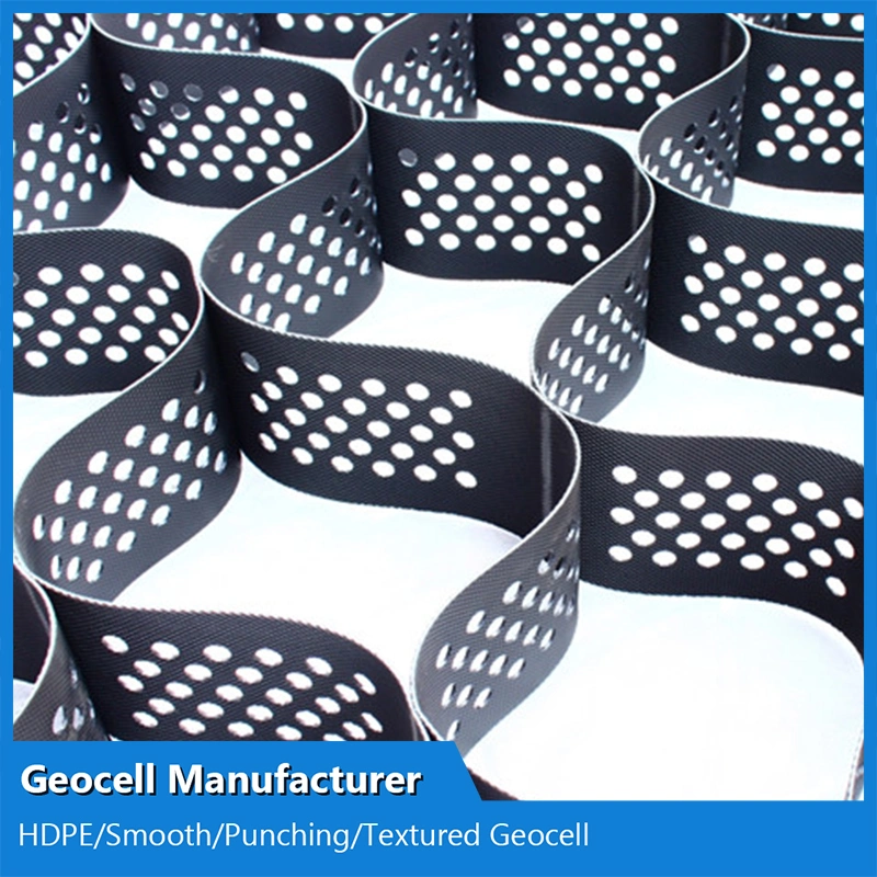 100-330 HDPE Geocell utilizados para el Control de erosión Geocell Carretera Geocell