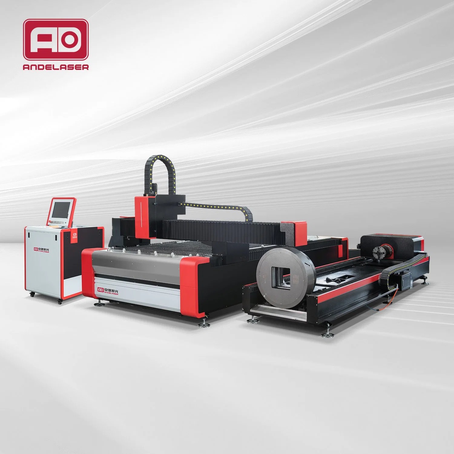 Plates and Pipes Fiber Laser Cutting Machine 1000W 1500W 2000W 3000W CNC Stainless Steel/Carbon Steel/ Aluminium Sheet Metal Fiber Laser Cutting Tube Machine